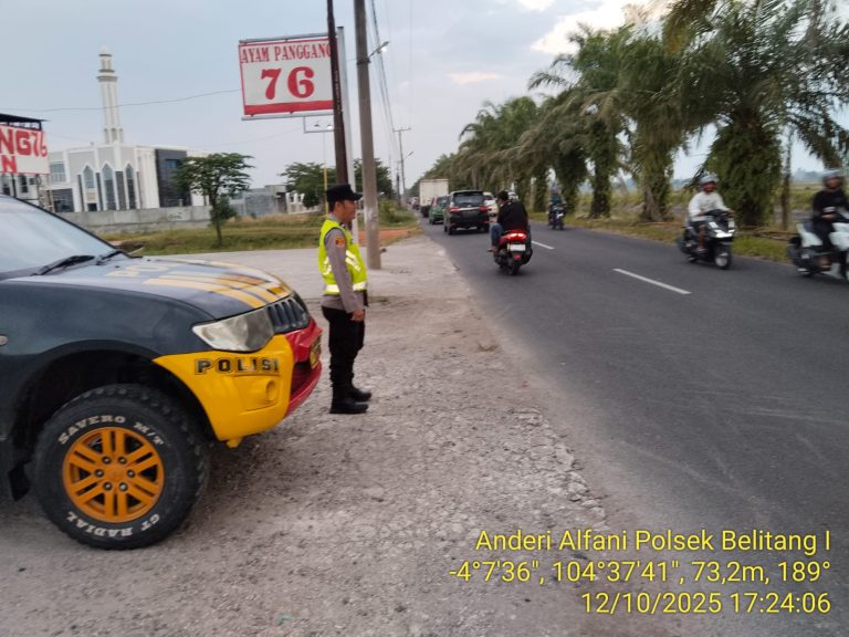 Polsek Belitang I Intensif Laksanakan Patroli Sore, Cegah Aksi 3C dan Balap Liar di Wilayah Hukum Belitang