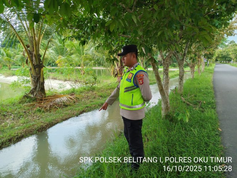 Polsek Belitang I Proaktif Lakukan Mitigasi dan Pencegahan Bencana Alam di Wilayah Hukumnya